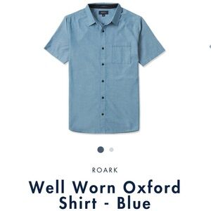 NWT Roark Well Worn Oxford Shirt